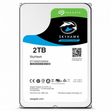ST2000VX008 Жёсткий диск 2 ТБ 3,5 дюйма SATA 5900 об/мин для видеонаблюдения