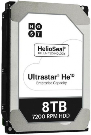 Жесткий диск 8Tb SAS HGST (Hitachi) Ultrastar He10 (0F27358)